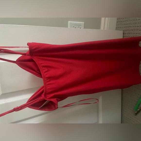 Red summer dress - Picture 2 of 2